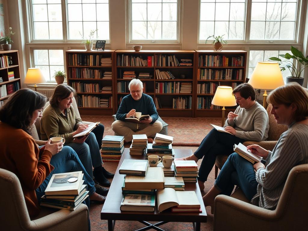Library reading room